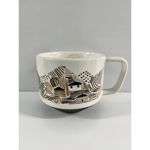 Starbucks Other - Starbucks Coffee Mug Artisan 2014 Series 03/08 Brown House Land Ceramic Canadian